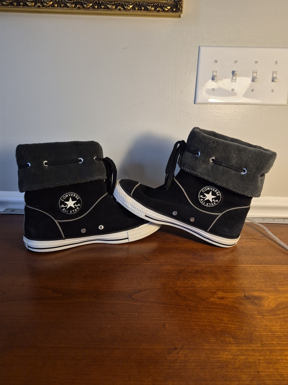 Women's Chuck Taylor All Star Andover High Boot Fold Over Cuff Size 9.5 M